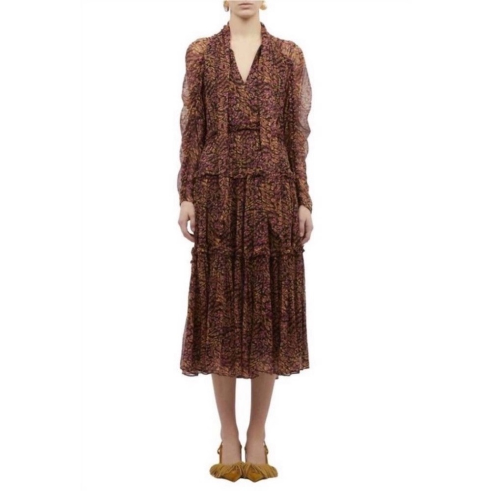ULLA JOHNSON Idalia midi dress Sz 8